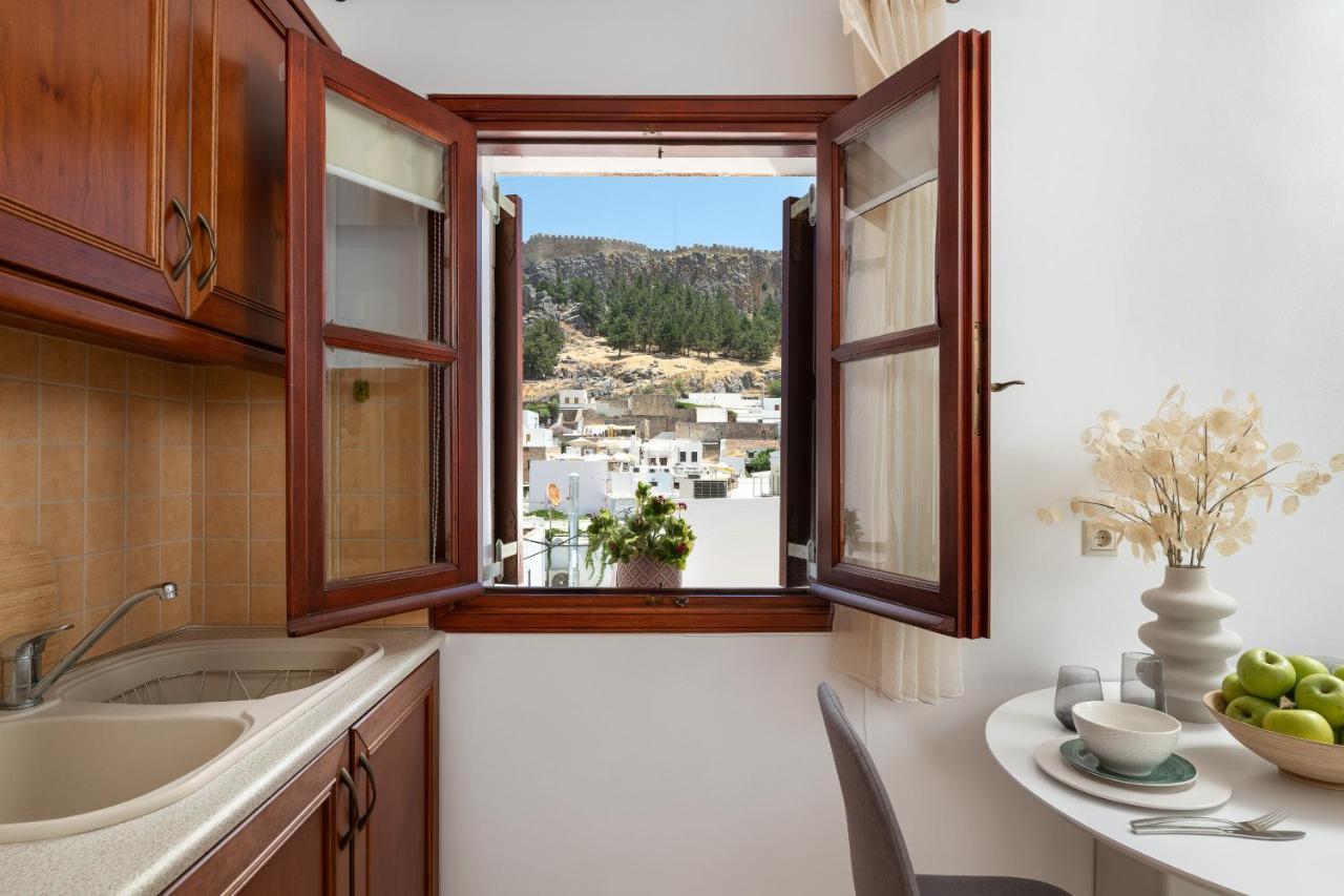 Lindos Luxury Belfry Apartment Líndos Exterior foto