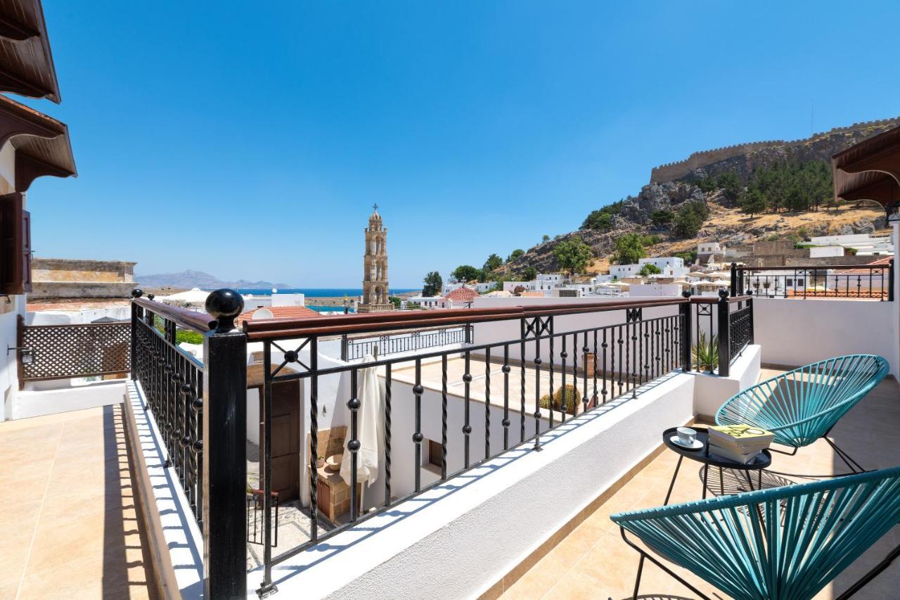 Lindos Luxury Belfry Apartment Líndos Exterior foto